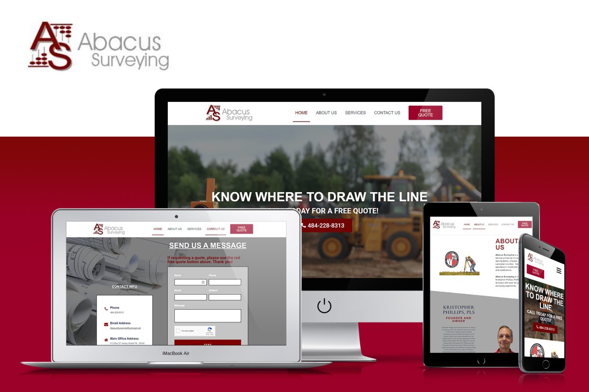 Portfolio - Website - Abacus Surveying