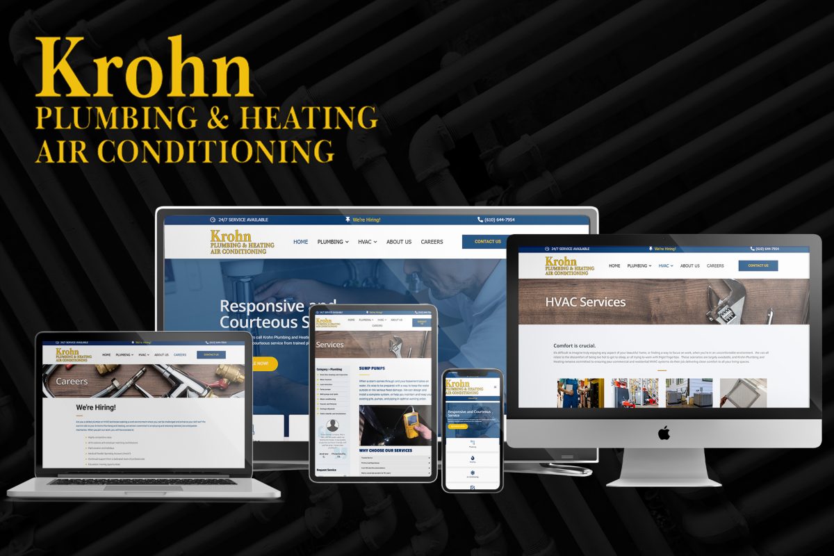 Portfolio - Website - Krohn Plumbing